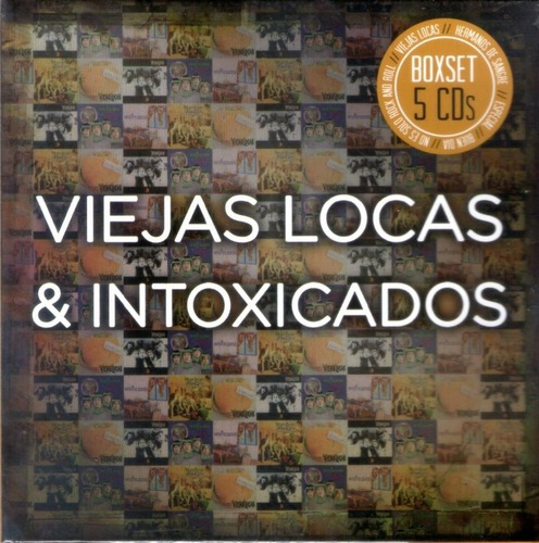 Cd Viejas Locas & Intoxicados Box Set 5 Cd Nuevo Sellado