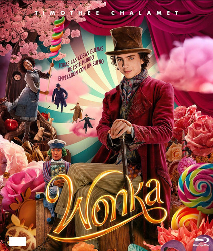 Wonka Blu Ray Latino Y Subtitulado