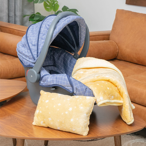Set De Viaje Baby Mink 2 Pz Frazada Y Almohada De Borrega