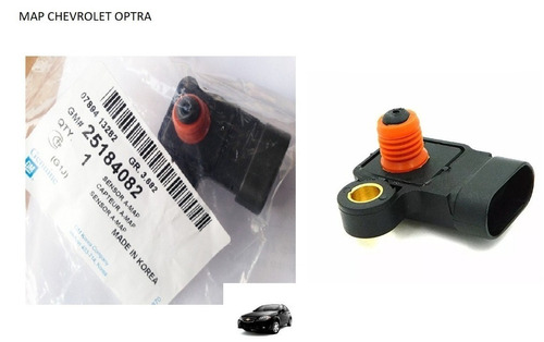 25184082 Sensor Map Optra Nubira Motor 1.8 Original Nuevo 55