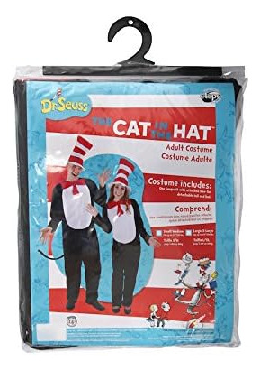 Disfraz De Dr. Seuss El Gato En El Sombrero Elope Para Adult
