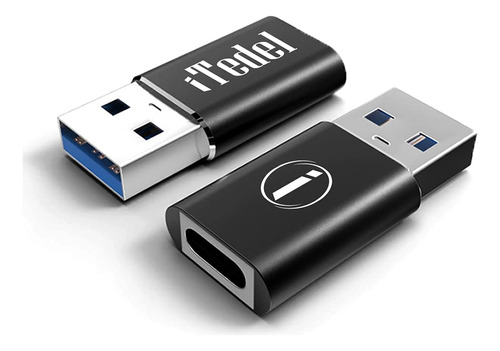 Itedel Adaptador Usb C Hembra A Usb A 3.0 Macho Compatible C