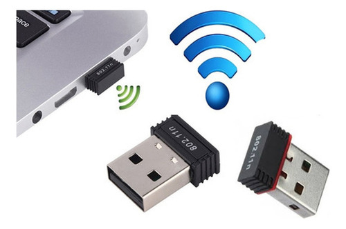 Tarjeta De Red Usb Wifi, Nano 300 Mbps