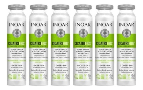Inoar Kit Cicatrifios 6 Ampolas 45ml
