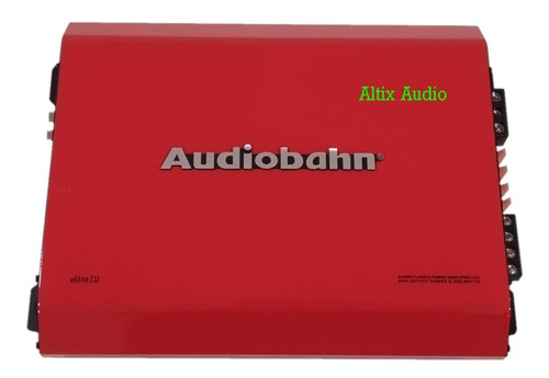 Amplificador Audiobahn 1 Canal Rojo Ultra-1drd 1500w Rms