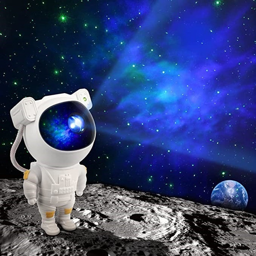 / Proyector Lampara Astronauta Nebulosas Luz Regalo Para
