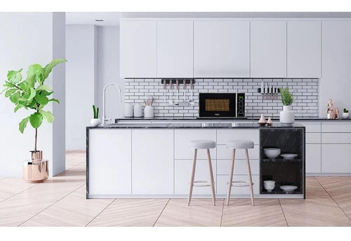 Microondas Whirlpool Wms20as 700w Inoxidable 20 Lts