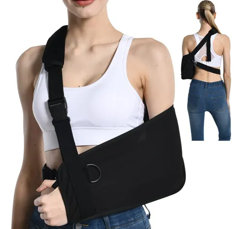 Arnés De Brazo Transpirable Con Cinturón Inmovilizador Negro
