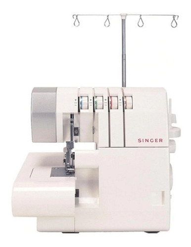 Máquina de coser overlock Singer 14SH754 portable blanca 120V