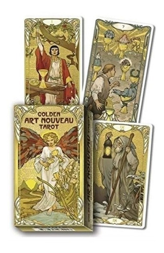 Imagen 1 de 1 de Tarot Golden Art Nouveau - Cartas Lo Scarabeo
