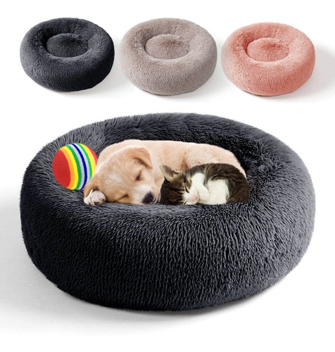 Cama Para Mascotas Athenading  Acogedora De Felpa Sua Fr32c