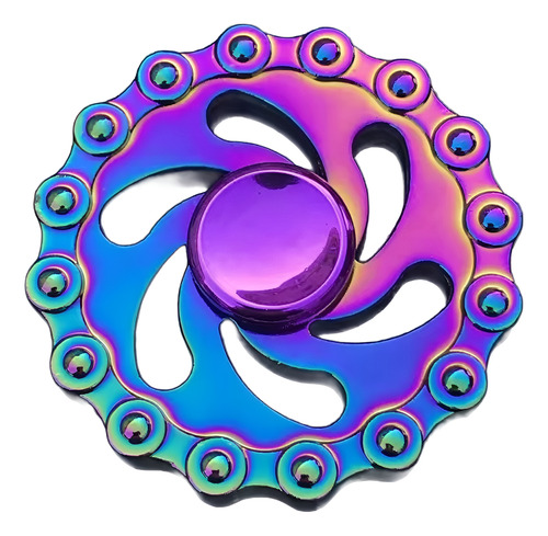 Hand Spinner Fidget Martelo Mjonir Thor Giratório Metal Spinner Giratório Corrente Transmissão Bicicleta