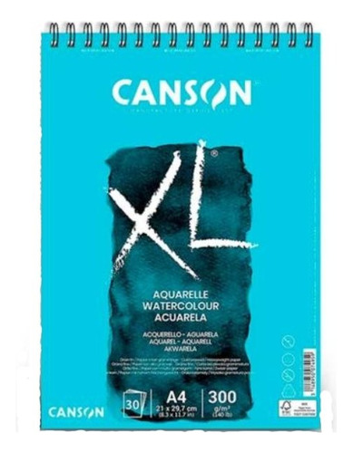 Croquera Acuarela Xl 300 Gr A4 Canson