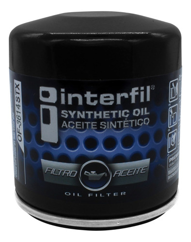 Filtro Aceite Sintetico Para Seat Toledo 2016-2019 1.4l Gas