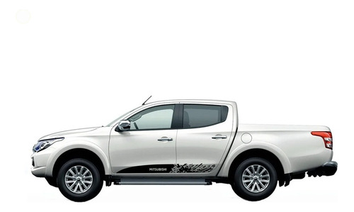 Vinilo Camioneta Mitsubishi L200 Lateral Franja Ploteo Tunin