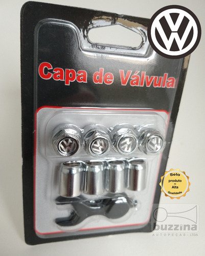 Imagem 2 de 6 de 20 Capas Capa Parafuso Roda Ferro Vw + Kit Capa De Valvula