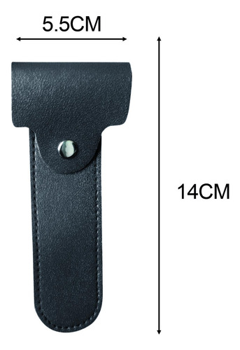 Estojo De Barbear Manual, Bolsa De Textura Preta