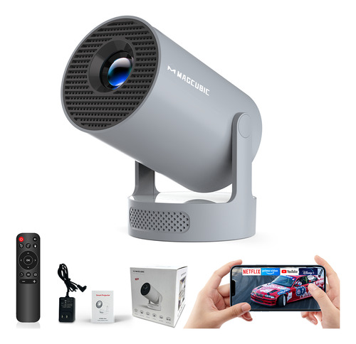 Mini Projector Magcubic Hy300 Pro+ Bt Wifi Portable Smart Tv