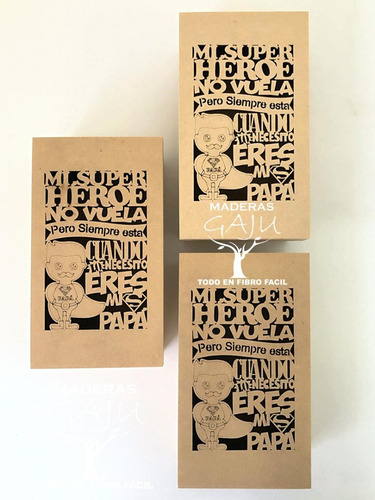 Imagen 6 de 6 de Cajas A Medida Y Trabajos En Router Cnc Y Laser Fibrofacil