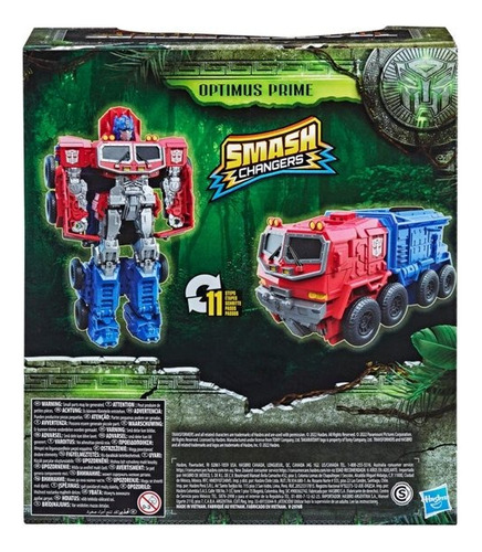 Transformers The Rise Of Beasts Optimus Prime Smash Changers
