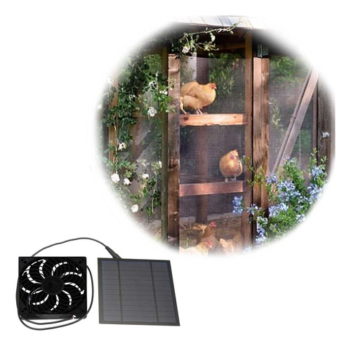 Kit De Ventilador De Escape Con Energía Solar Z Para Galline