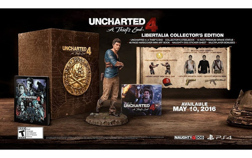 Uncharted 4 A Thief's End Libertalia Collector's Edition
