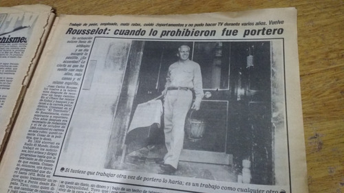 Semanario 159 Rousselot Cuando Lo Prohibieron  1982