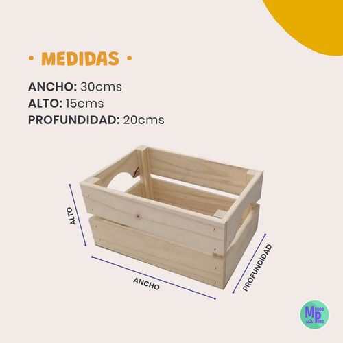 Cajones De Verduras Nuevos X 6 Unidades 30x20x15 Mundopino