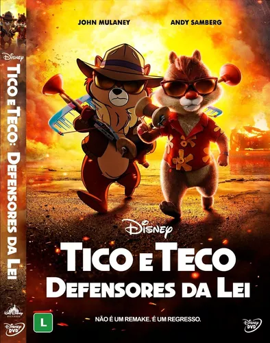 Tico e Teco: Defensores da Lei - DVD Capas