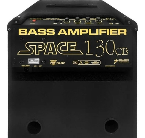Cubo Amplificador Meteoro Contrabaixo Space Bass 130w Bivolt