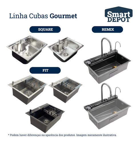 Cuba Cozinha Gourmet Square Com Acessórios