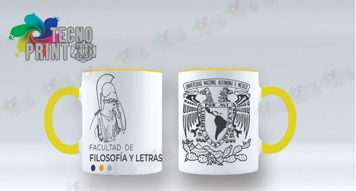 Taza Unam Facultad De Filosofía Y Letras - 11 Oz