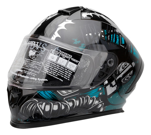 Casco Safety Headgear Rider Dual Unisex Seasons Para Moto