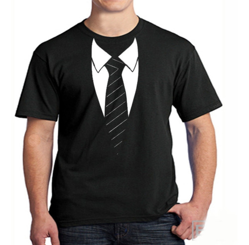 Imagem 1 de 1 de Camiseta Terno Gravata 3