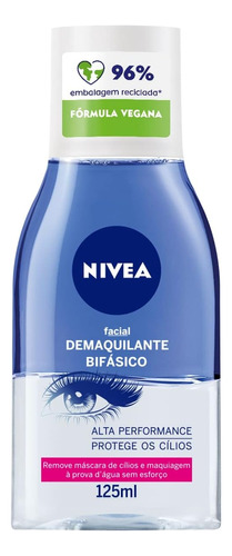 Nivea Demaquilante Facial Bifásico Rosto E Olhos 125ml