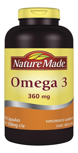 Omega 3 Nature Made Con 300 Cápsulas