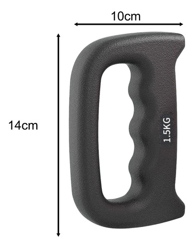 Haltere De Boxe Com Peso De Mão Antiderrapante Para 1,5kg