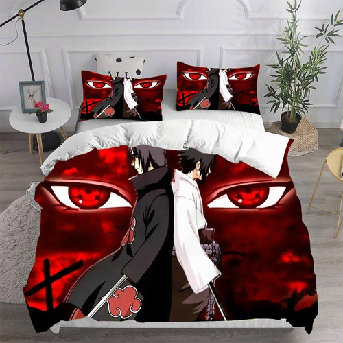 Ropa De Cama Con Dibujos Animados De Naruto Uchiha Brother,