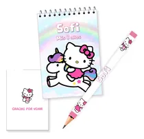 Comprar Anotadores Más Lápiz Personalizado Souvenir 40u Hello Kitty