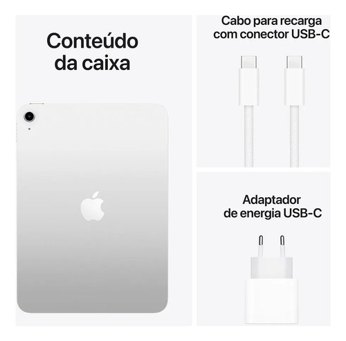 Apple Ipad 11a Geração Wifi A16 256 Gb - Lançamento 2025 Azul-aço