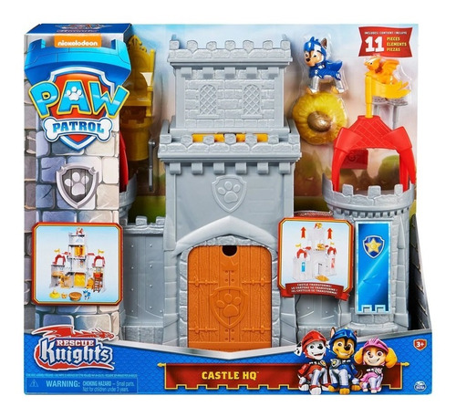 Paw Patrol Castillo Rescue Knights Con Figuras De Acción