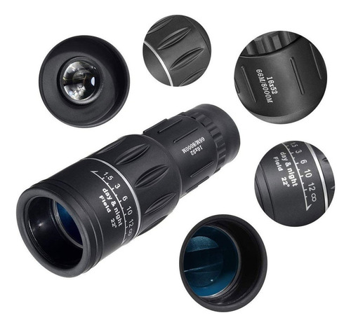 Monocular Potente Doble Enfoque 16x52 8000m Para Exteriores