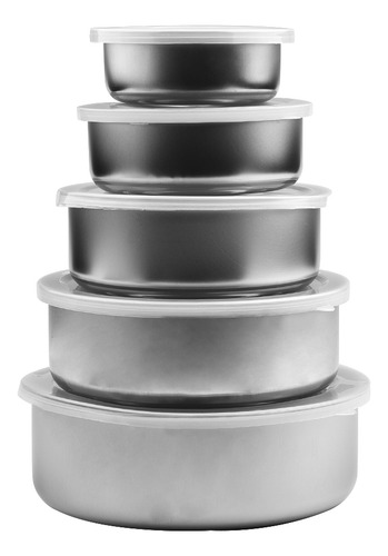 Set Home De Cuencos Crisper Fresh Keeping Con 5 Tapas
