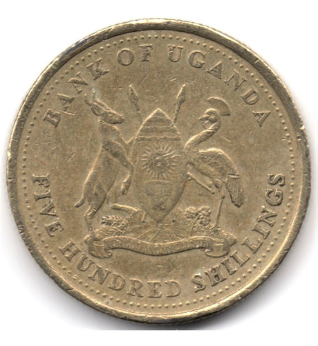 Uganda 500 Shillings 1998