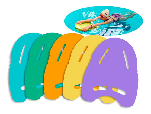 Pack 5 Pzas Tabla Flotante Guppy Apoyo Natación Aquafitness