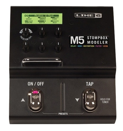 Imagen 1 de 7 de Pedal de efecto Line 6 M-Series Stompbox Modeler M5  negro