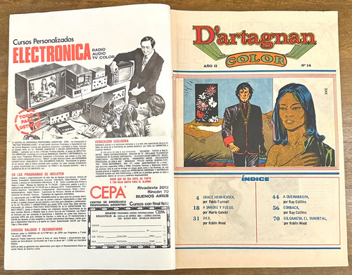 Revista Dartagnan Color Nro: 14 Completa De Colección Leer (Usado)