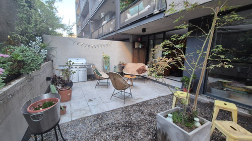Depto 2d+2b Piso 1 -con Patio- A Pasos De Plaza Ñuñoa