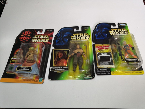 Yoda Malakili Biggs Darklighter Star Wars Potf Maltratados