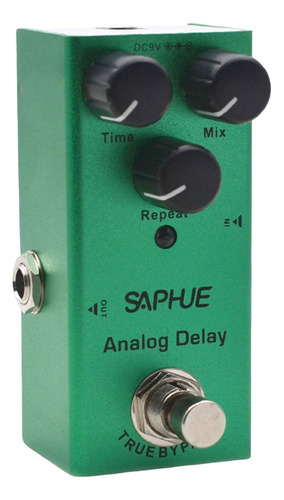 Js Pedal De Guitarra Con Carcasa De Para Retardo Analógico